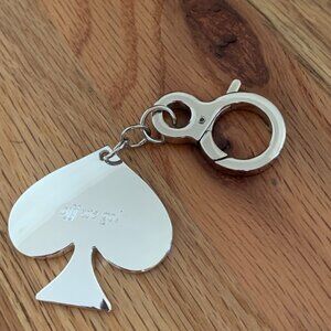 Kate Spade New York Silver Street Off We Go! Key Ring